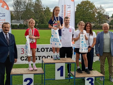 Zawody lekkoatletyczne z cyklu ,, Złota Mila'' w Częstochowie