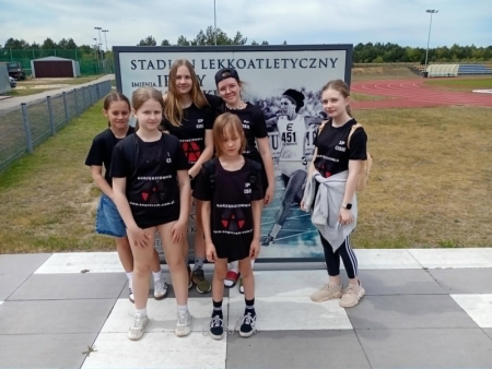 V miejsce w Powiatowych Igrzyskach dzieci w Czwórboju lekkoatletycznym dziewcząt rocznik 2013 i młodsze
